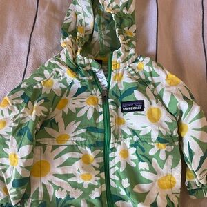 Patagonia Green and Yellow Floral Jacket